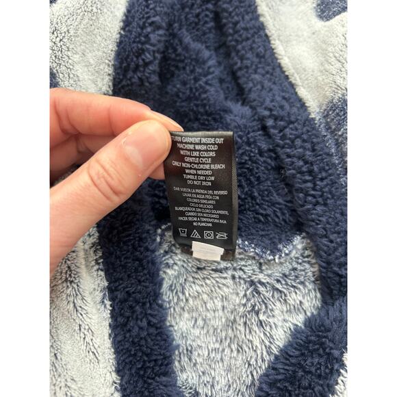 Disney Womens Fleece Lounge Hoodie Sherpa Size XL Mickey Loungewear Blue - Picture 5 of 7